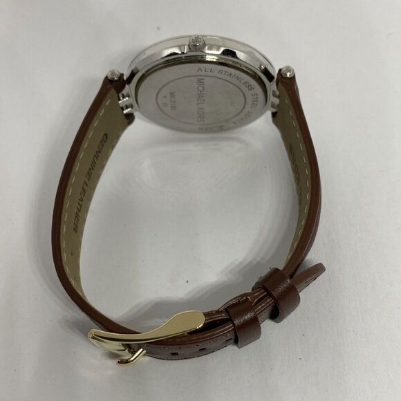 Michael Kors Darci MK3190 Women's Brown Leather Analog Dial Quartz Watch JK111 - Picture 11 of 12